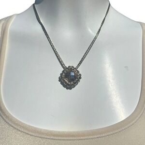 Brighton Yellow Crystal Pendant Necklace